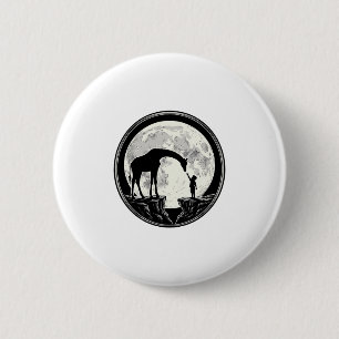 Vintage-Giraffe-und-Kind-Mond-Silhouette-Shirt_1 Button