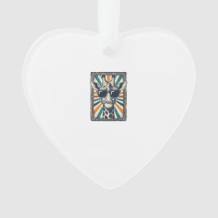 Vintage-Giraffen-Sonnenbrille Ornament