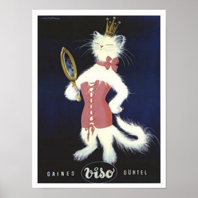 Vintage Girdle Ad Poster (Vorne)