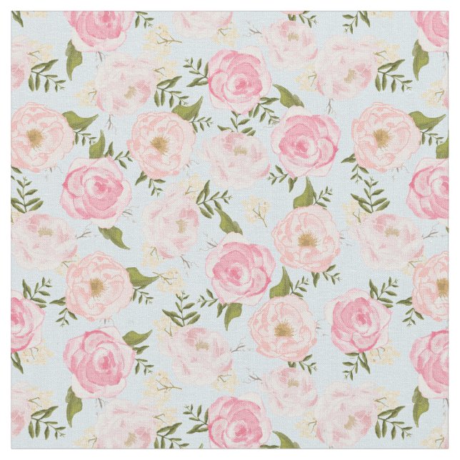 Vintage Girly Blumen-Geschenk-mit Blumenverpackung Stoff (Nahaufnahme)