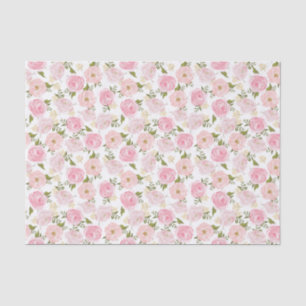 Vintage Girly mit BlumenBlumen Seidenpapier