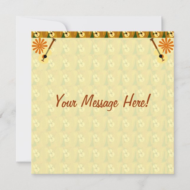 Vintage Gitarre (Vorderseite)