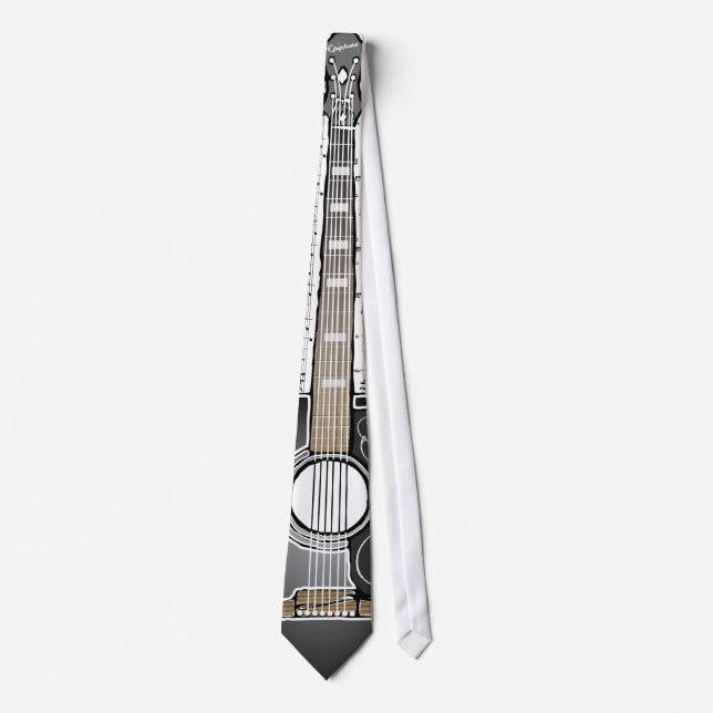 Vintage Gitarre - Krawatte (Vorderseite)