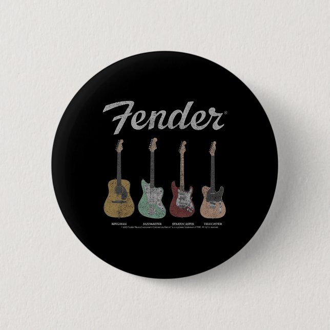 Vintage-Gitarren-Lineup Button (Vorderseite)