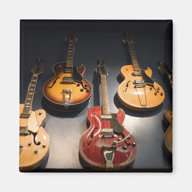 Vintage Gitarren Magnet (Vorne)