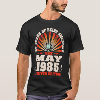 Vintage-Gitarrist Gitarre Geboren Mai 1985 38. Ge T-Shirt
