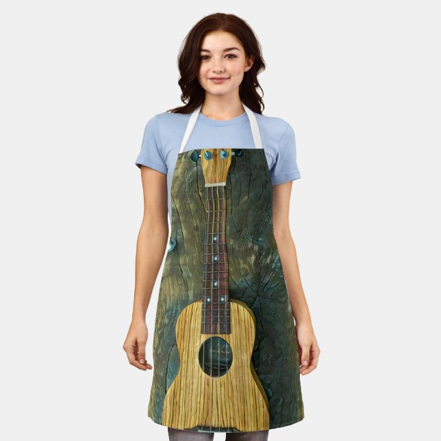 Vintage Gitarrist Schürze (Getragen)