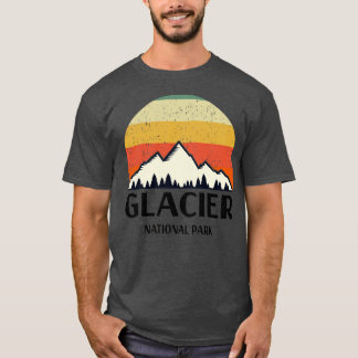 Vintage Glacier-Nationalpark T-Shirt