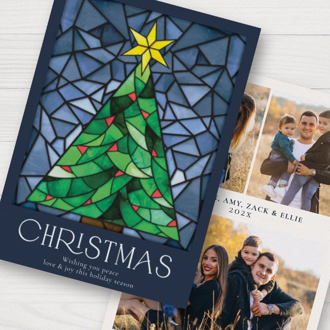 Vintage Glass Happy Holidays Feiertagskarte (Von Creator hochgeladen)