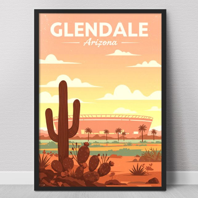 Vintage Glendale Arizona Poster (Von Creator hochgeladen)