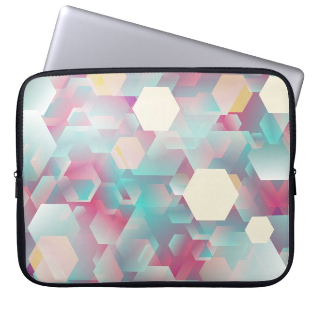 Vintage Glittering Confetti Hintergrund. Laptopschutzhülle (Vorderseite)
