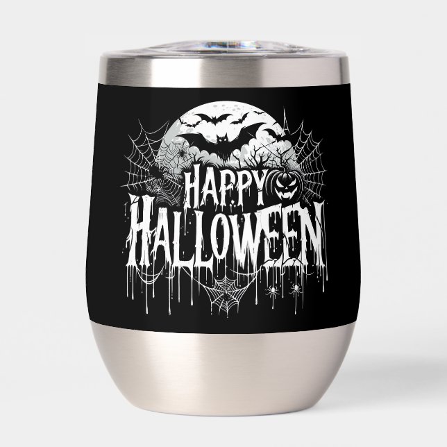 Vintage glückliche Halloween-Kunst (Vorderseite)