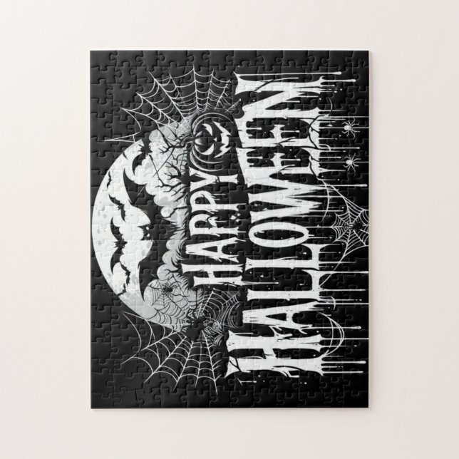 Vintage glückliche Halloween-Kunst (Vertikal)