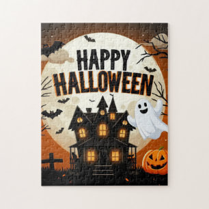 Vintage glückliche Halloween-Kunst