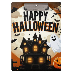 Vintage glückliche Halloween-Kunst Klemmbrett