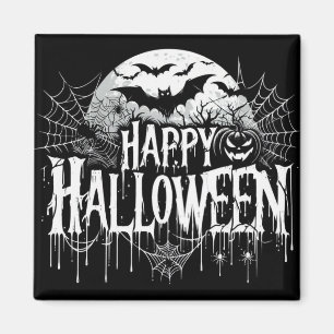 Vintage glückliche Halloween-Kunst Magnet