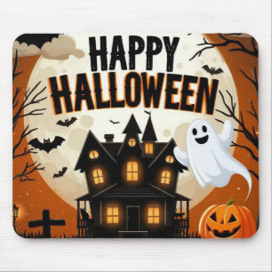 Vintage glückliche Halloween-Kunst Mousepad