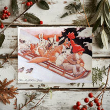 Vintage Gnome- und Waldtiere