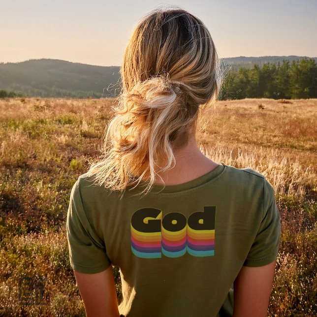 Vintage God Waves T-Shirt (Von Creator hochgeladen)