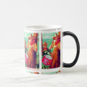 "Vintage Golden West Kaffee" Verwandlungstasse