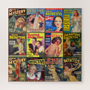 VINTAGE-GOLDENE ÄRA-DETEKTIV-MAGAZINE