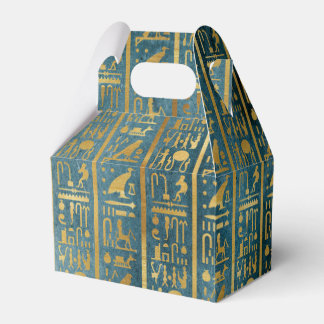 Vintage Goldpapierdrucke Geschenkschachtel