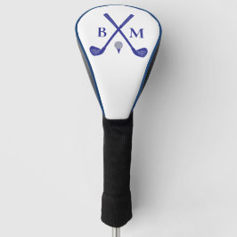 Vintage Golf Club Logo Monogram Golf Head Cover Golf Headcover