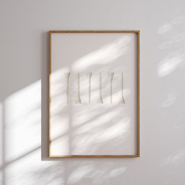 Vintage Golf Tee Wall Art Poster