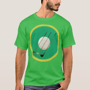 Vintage Golfball Clubs Ironen Treiber Golfspielen T-Shirt