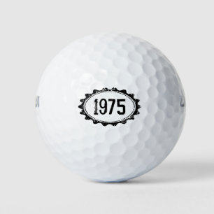 Vintage Golfbälle mit Geburtsjahr