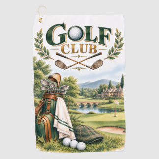 Vintage-Golfclub-Golfhandtuch Golfhandtuch