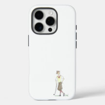 Vintage Golfer iPhone 16 Pro Hülle