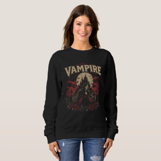 Vintage-Goth-Vampir - Halloween-Stimmung Sweatshirt
