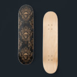 Vintage Gothic Skulls Personalisiert Skateboard<br><div class="desc">Vintages gotisches Skateboard,  das auf Ihre Bedürfnisse zugeschnitten ist.</div>
