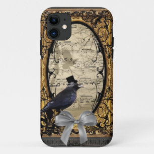 Vintage gotische Hochzeitskrähe Case-Mate iPhone Hülle