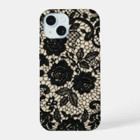 Vintage gotische schwarze Blumen-Spitze Romantisch