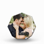 Vintage gotische schwarze Rose Personalisiert Fotoblock<br><div class="desc">Vintages gotisches Foto mit schwarzen Rose.</div>