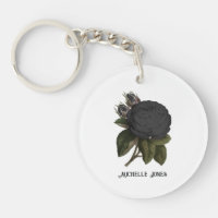 Vintage gotische Schwarze Rose