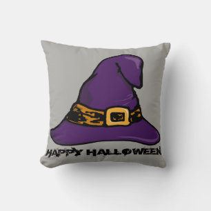 Vintage-Gotischer Halloween-Hexenhut-Wurfkissen Kissen