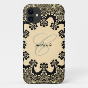Vintage-Gotischer tribaler Spitzenmonogramm iPhone Case-Mate iPhone Hülle