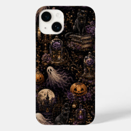 Vintage-gotisches Halloween-Spooky-Night-Muster Case-Mate iPhone 14 Hülle
