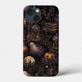 Vintage-Gotisches-Halloween-Spooky-Night-Muster Case-Mate iPhone Hülle