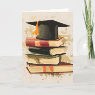 Vintage Graduierungspauschale Feiertagskarte