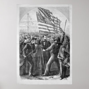Vintage Grafik Abraham Lincoln Poster
