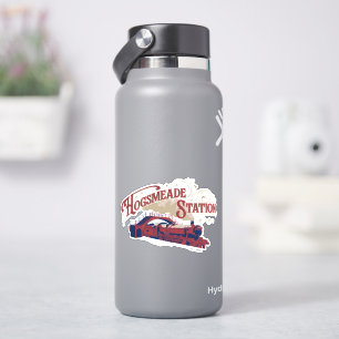 VINTAGE Grafik der HOGSMEADE-Station Aufkleber