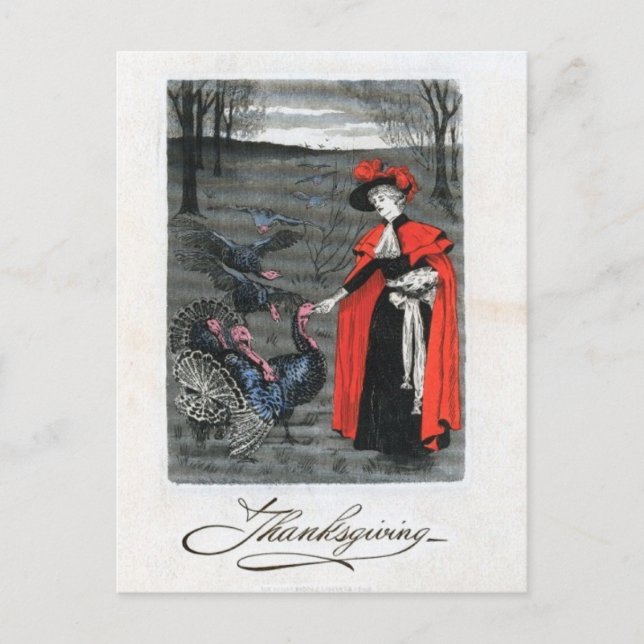 Vintage Grafik Postkarte (Vorderseite)