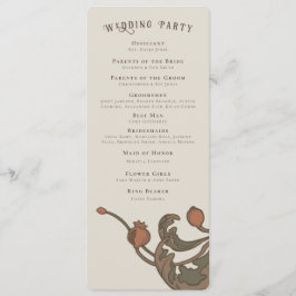 Vintage Granatfächer Programm