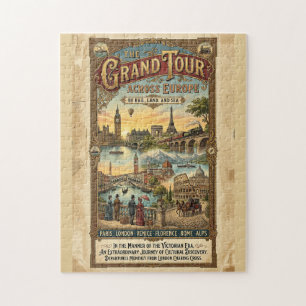 Vintage Grand Tour durch Europa viktorianische Rei