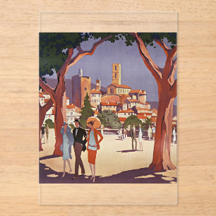 Vintage Grasse Sommer Kunst Acryleinladungen
