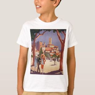 Vintage Grasse Sommer Kunst T-Shirt